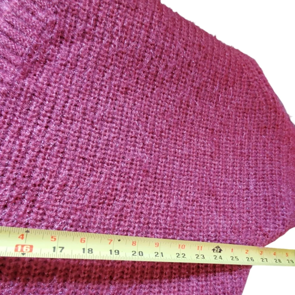 🦜 2/$10 QED London Long Open Front Cardigan in Rust-Orange Color. Large. - Picture 15 of 16